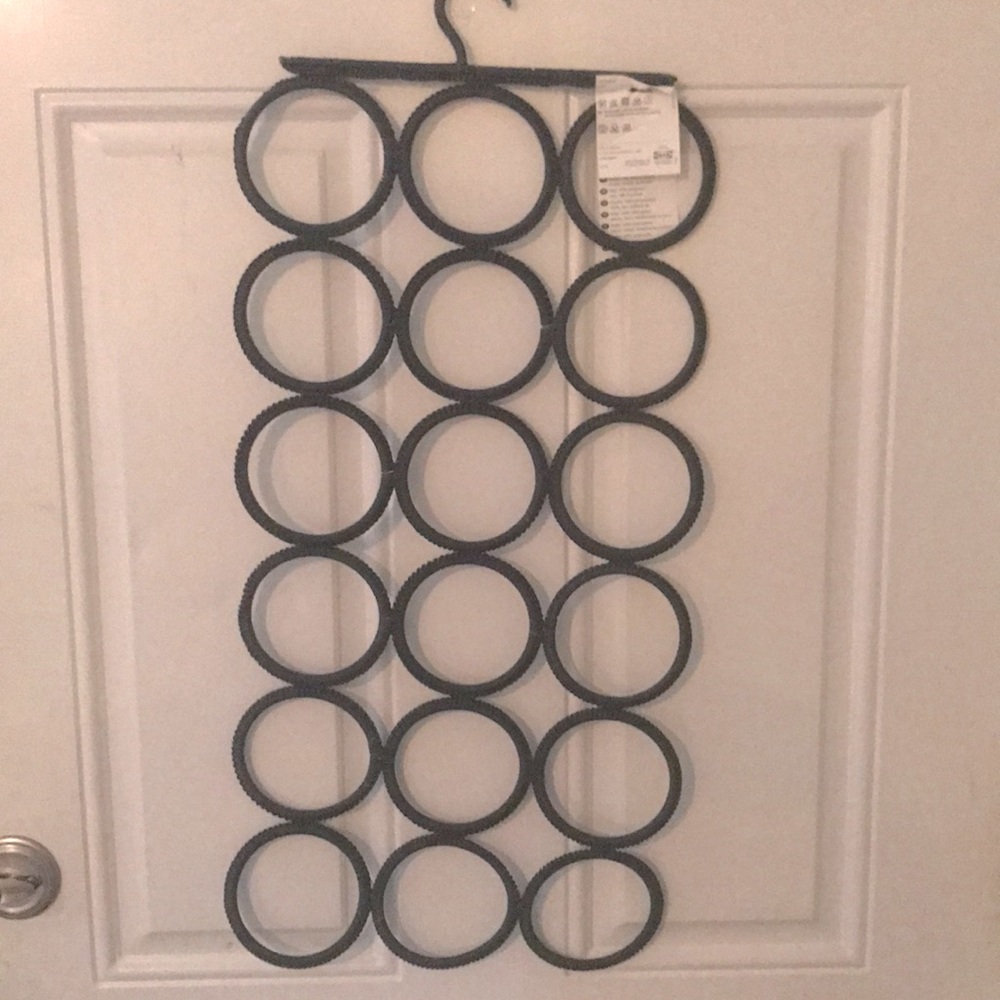 IKEA cloth hanging scarf organizer